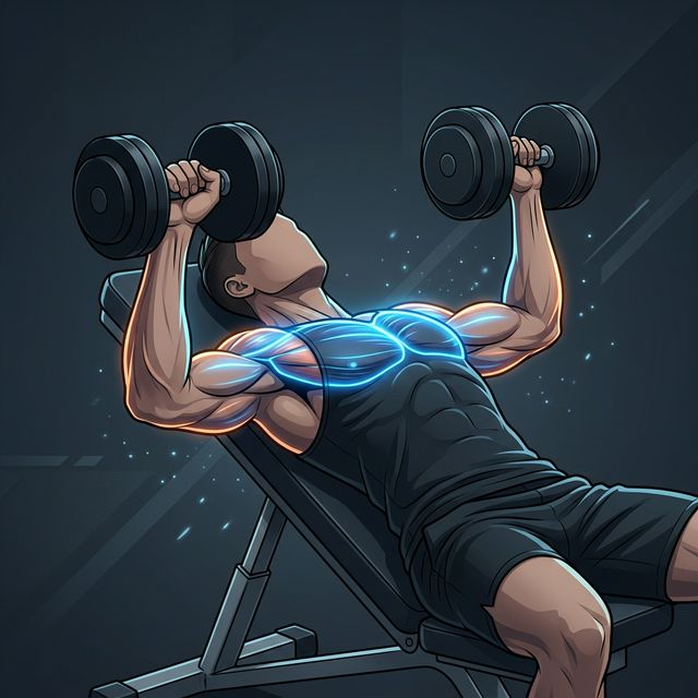 Incline Dumbbell Bench Press